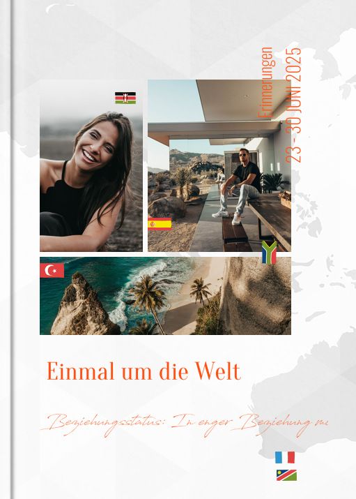 Image of Digital "Weltenbummler" im Format A4 hoch