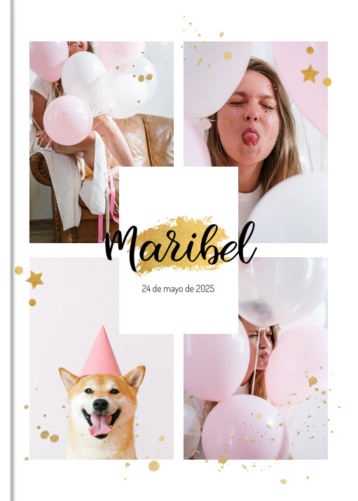 Digital Happy Birthday en el formato A4 vertical