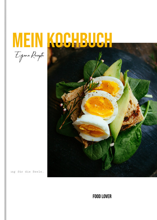 Image of Digital "Mein Kochbuch" im Format A4 hoch