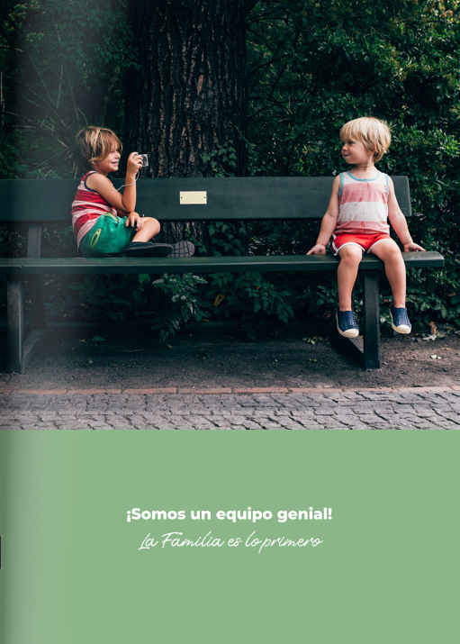 Cuaderno Look verde en el formato A5 vertical