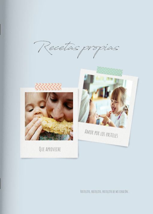 Cuaderno Cocina para grandes y pequeños en el formato A5 vertical