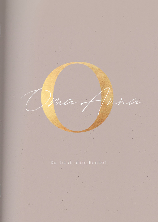 Image of Heft "Für Oma" im Format A4 hoch
