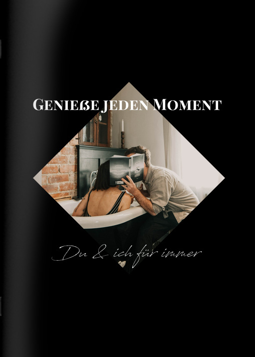 Image of Heft "Eckige Formen Schwarz" im Format A4 hoch