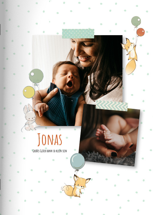 Image of Heft "Baby Tagebuch" im Format A4 hoch