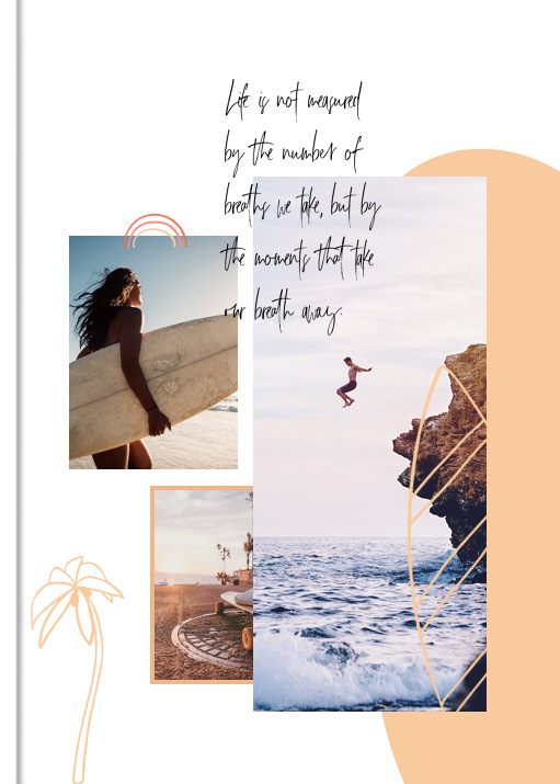 Image of Digital "Summer Feelings" im Format A4 hoch