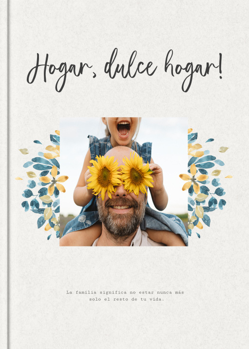 Digital Mar de flores en el formato A4 vertical