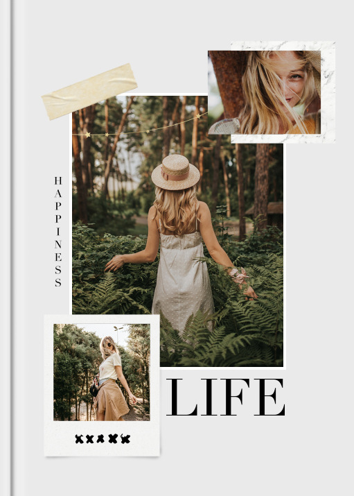 Digital "Happy scrapbooking" im Format A4 hoch