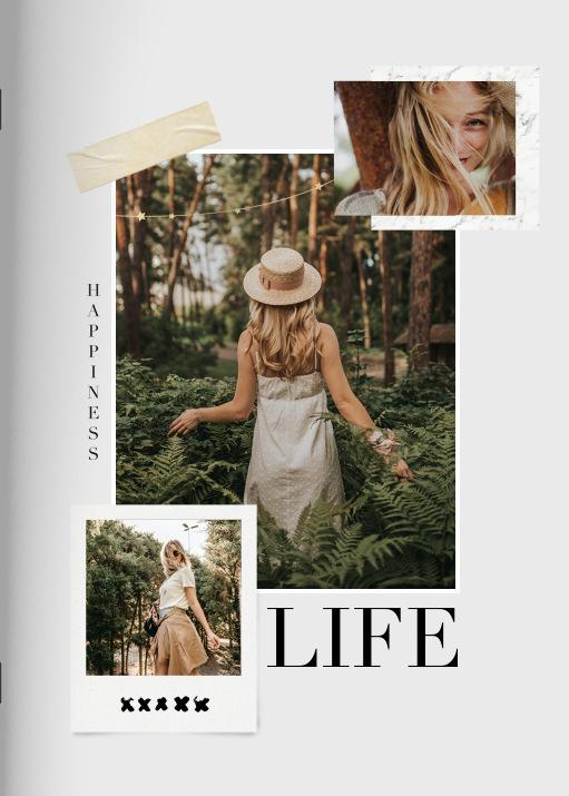 Image of Heft "Happy scrapbooking" im Format A4 hoch