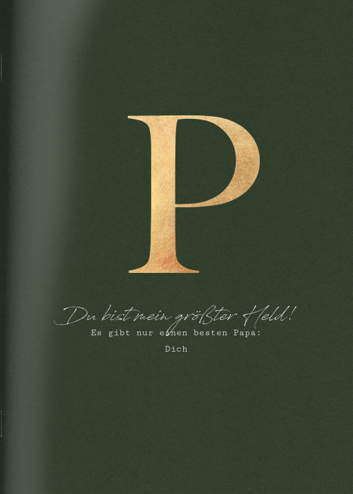 Image of Heft "Für Papa" im Format A4 hoch