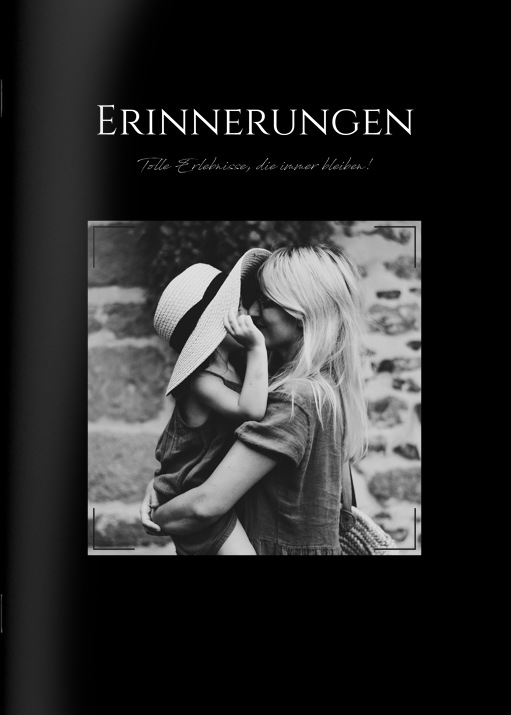Image of Heft "Black-Look" im Format A4 hoch