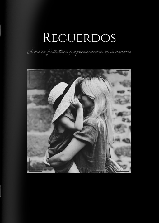 Cuaderno Look negro en el formato A4 vertical