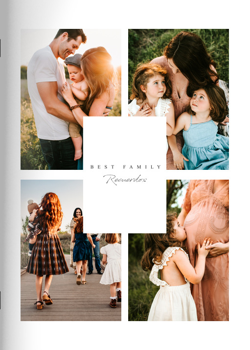 Cuaderno Look collage en el formato A4 vertical