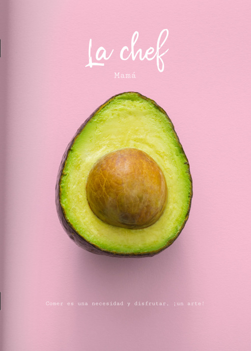 Cuaderno Recetas favoritas en el formato A4 vertical