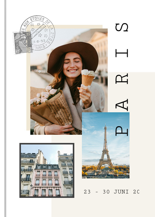 Image of Digital "Paris" im Format A4 hoch