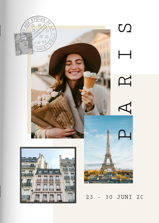 Image of Heft "Paris" im Format A4 hoch