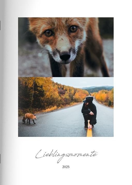 Image of Heft "Jahresrückblick Modern" im Format A4 hoch