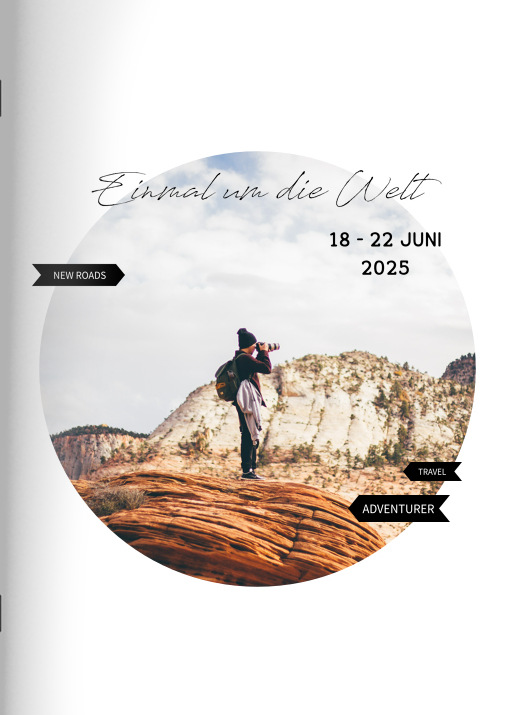 Image of Heft "Roadtrip" im Format A4 hoch