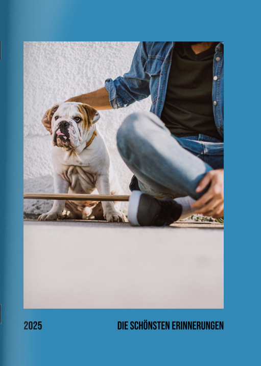 Image of Heft "Blue-Look" im Format A4 hoch