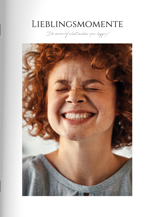 Image of Heft "Simple White" im Format A4 hoch