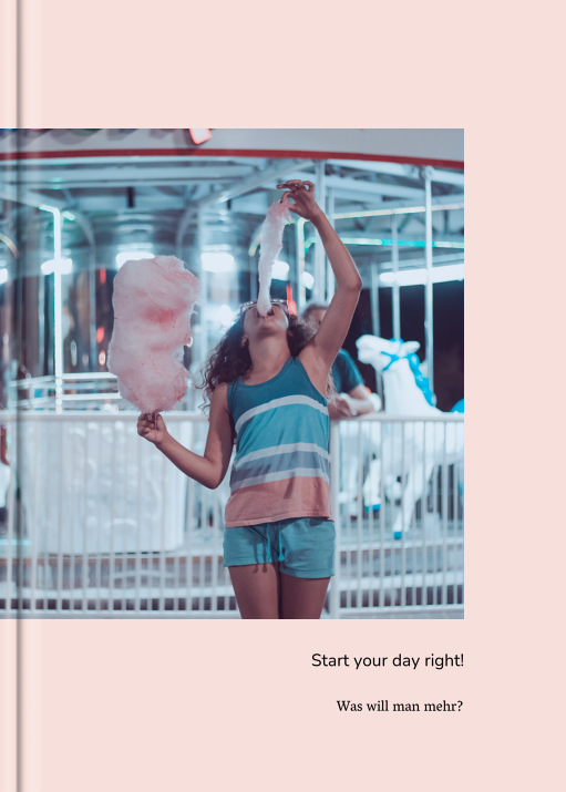 Image of Digital "Rosa-Look" im Format A4 hoch