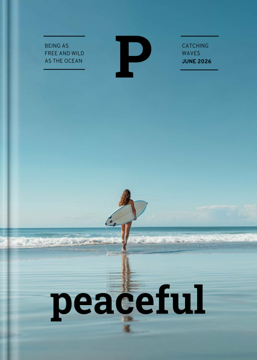 Image of Digital "Peaceful" im Format A4 hoch