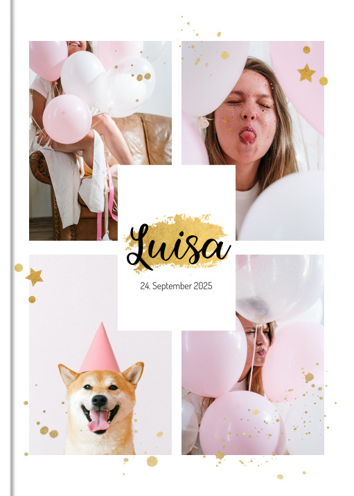 Image of Digital "Happy Birthday" im Format A4 hoch