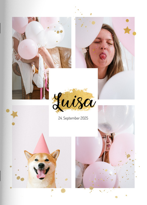 Image of Heft "Happy Birthday" im Format A4 hoch