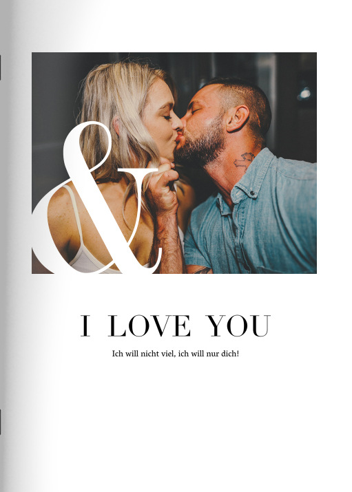 Image of Heft "Love Quotes" im Format A4 hoch
