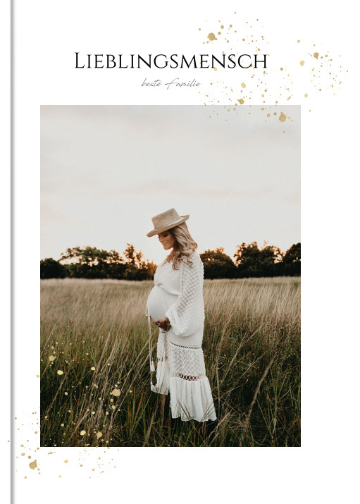 Image of Digital "Gold-Look" im Format A4 hoch
