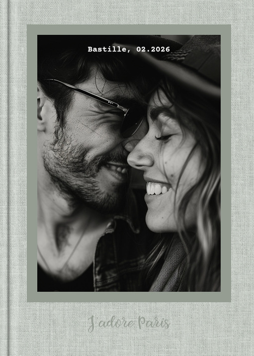 Image of Digital "J'adore Paris" im Format A4 hoch