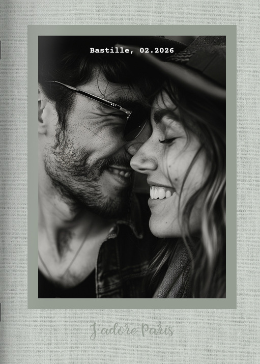 Image of Heft "J'adore Paris" im Format A4 hoch