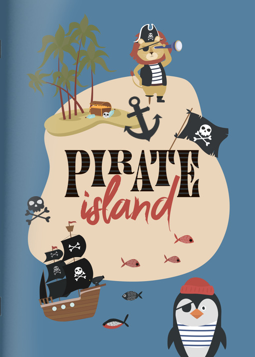 Image of Heft "Piraten-Abenteuer" im Format A4 hoch