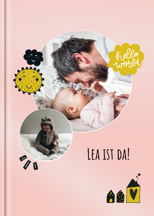 Image of Digital "Baby Girl" im Format A4 hoch