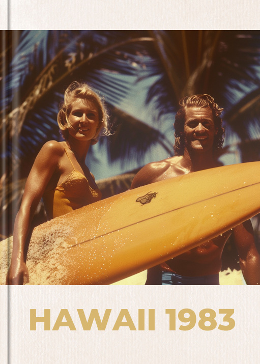 Image of Digital "Hawaii" im Format A4 hoch